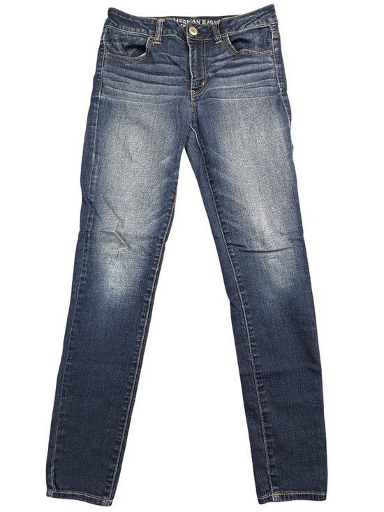 American Eagle Outfitters Denim - American Eagle Outfitters Size 6 Hi-Rise Jegging Super Stretch Reg Blue Denim